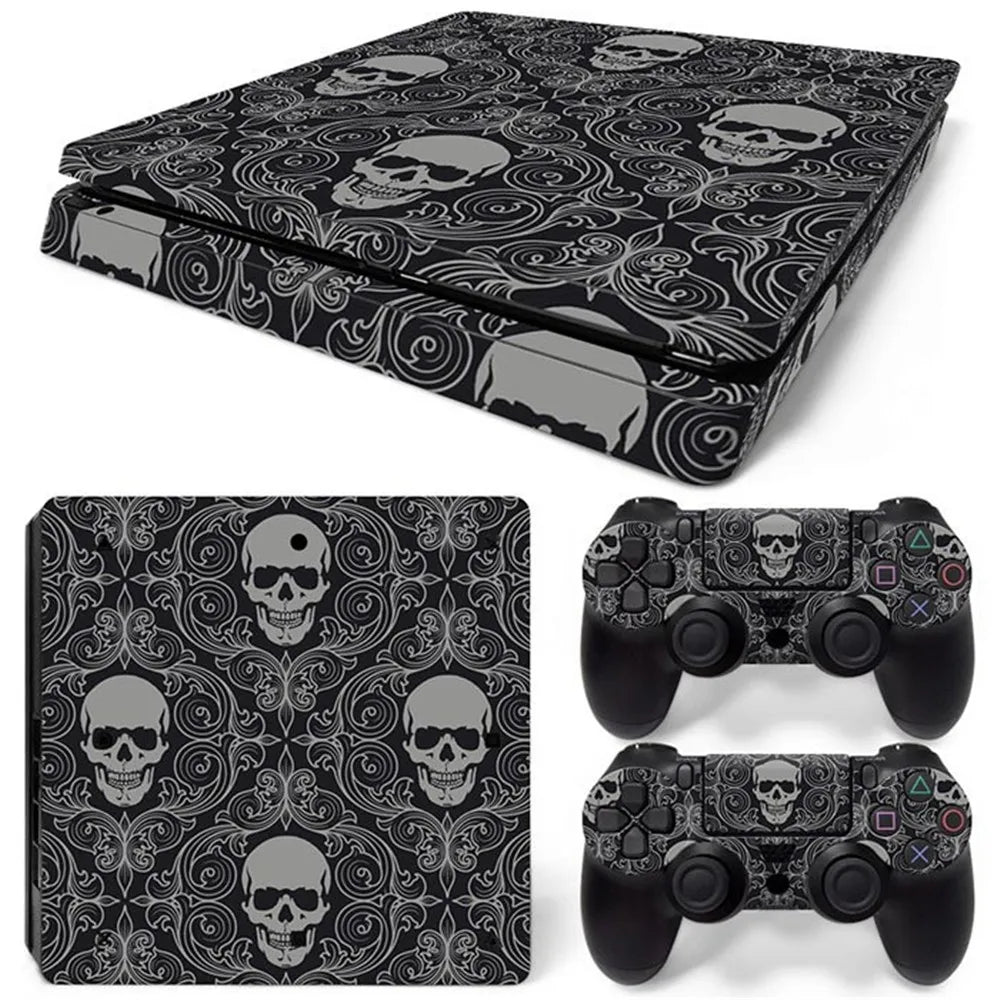 GraveSkin – Skull Edition Vinyl Wrap for PS4 Slim