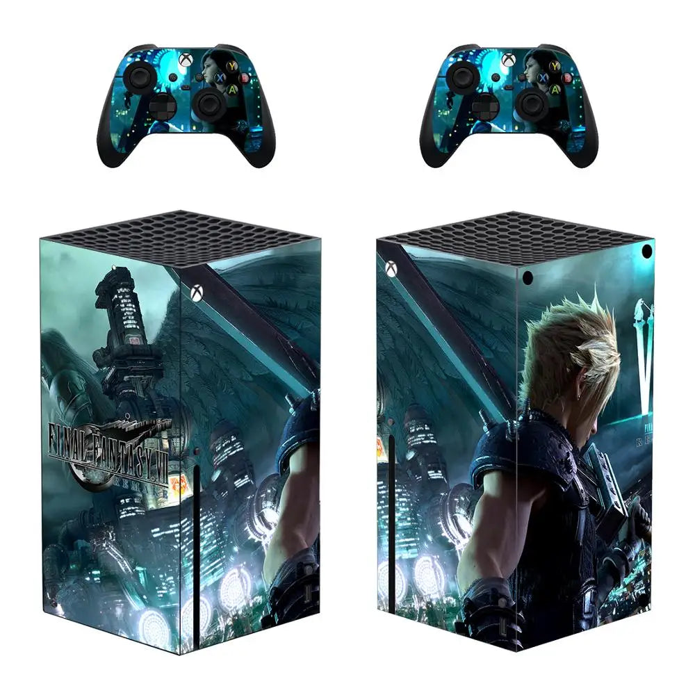 Final Fantasy Xbox Series X Vinyl Wrap Sticker – Legendary Fantasy Edition