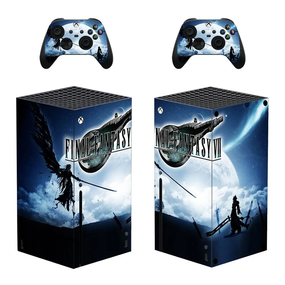 Final Fantasy Xbox Series X Vinyl Wrap Sticker – Legendary Fantasy Edition
