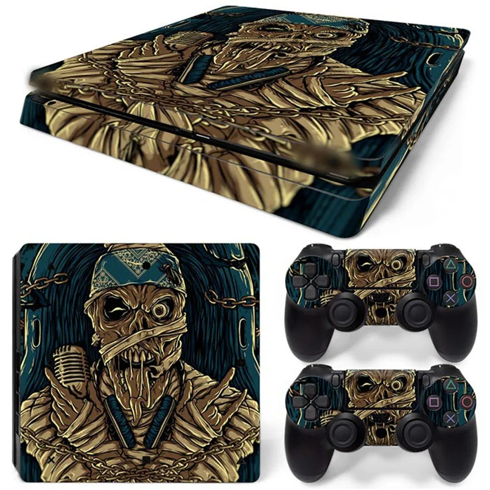 GraveSkin – Skull Edition Vinyl Wrap for PS4 Slim