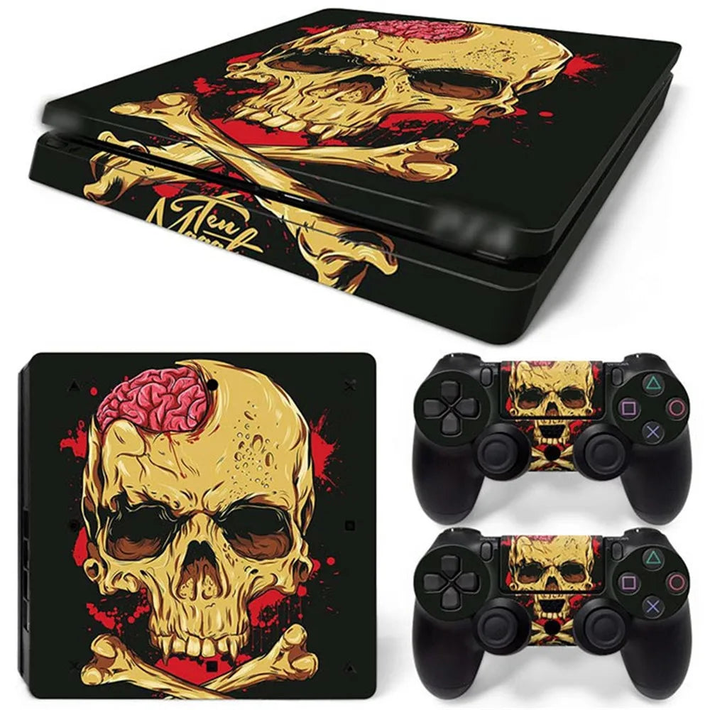 GraveSkin – Skull Edition Vinyl Wrap for PS4 Slim