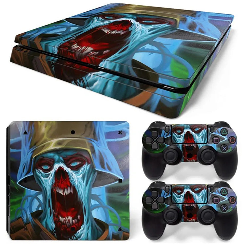 GraveSkin – Skull Edition Vinyl Wrap for PS4 Slim