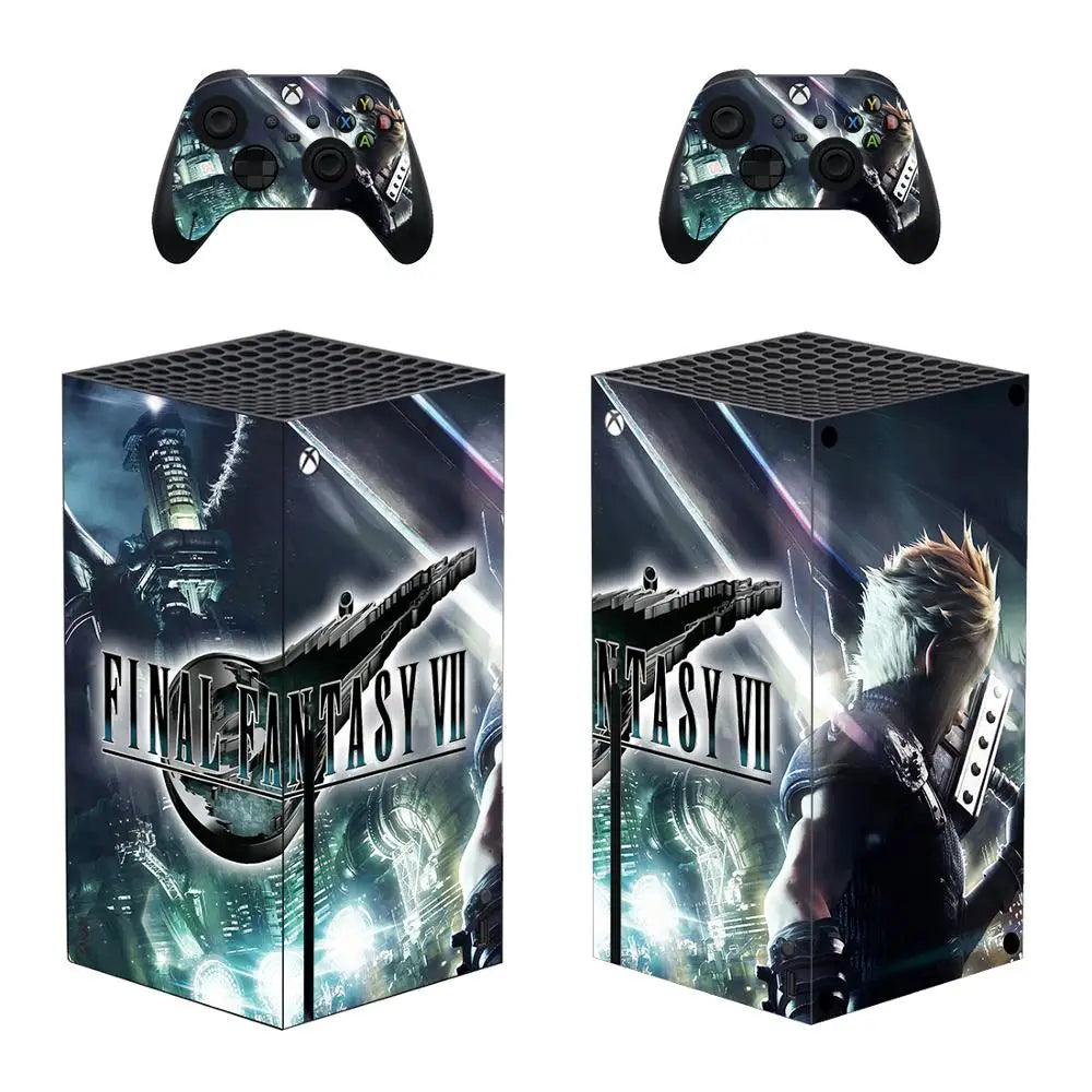 Final Fantasy Xbox Series X Vinyl Wrap Sticker – Legendary Fantasy Edition