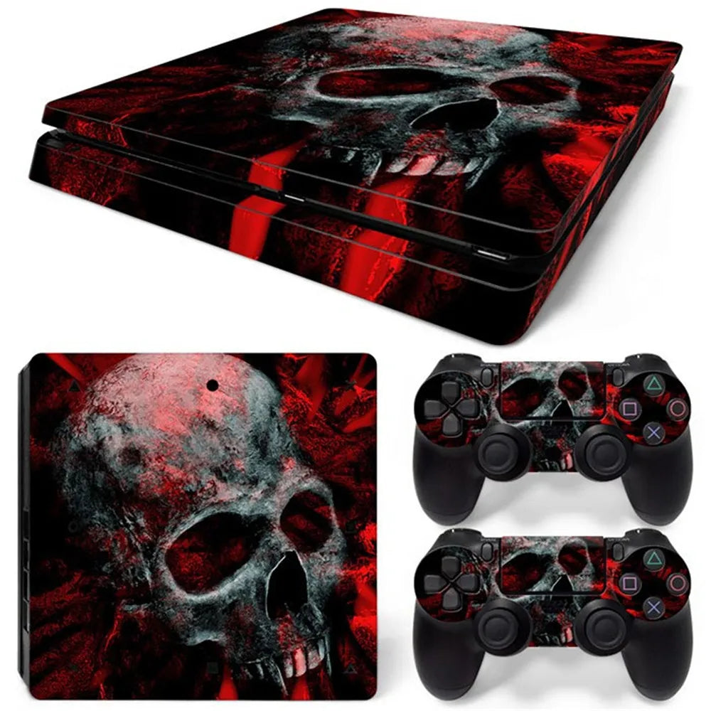 GraveSkin – Skull Edition Vinyl Wrap for PS4 Slim