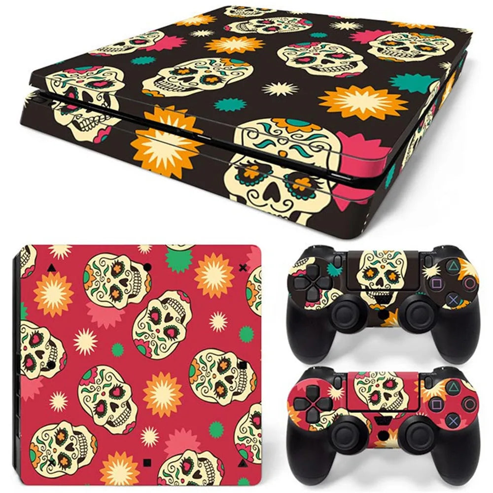 GraveSkin – Skull Edition Vinyl Wrap for PS4 Slim