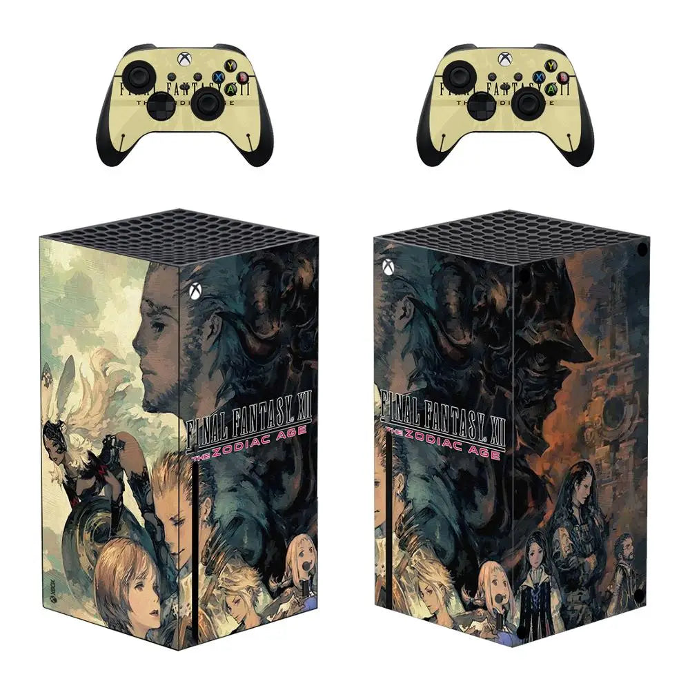Final Fantasy Xbox Series X Vinyl Wrap Sticker – Legendary Fantasy Edition