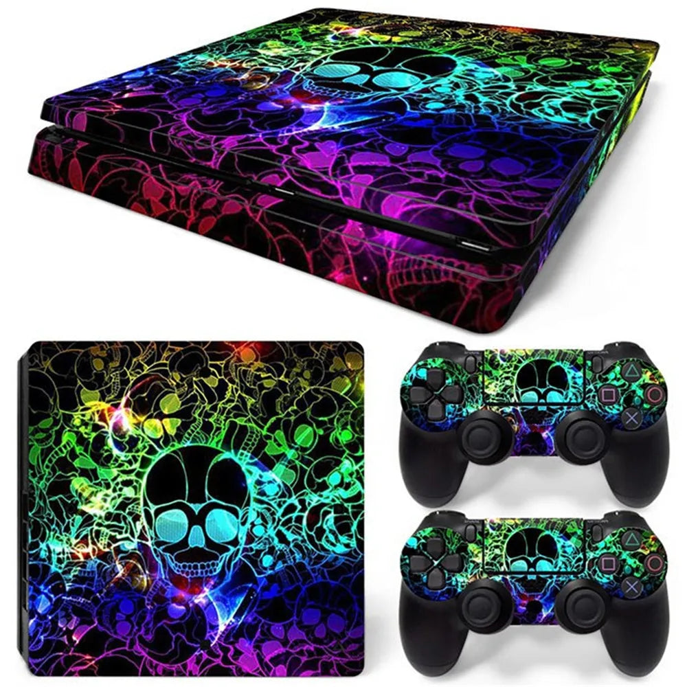 GraveSkin – Skull Edition Vinyl Wrap for PS4 Slim
