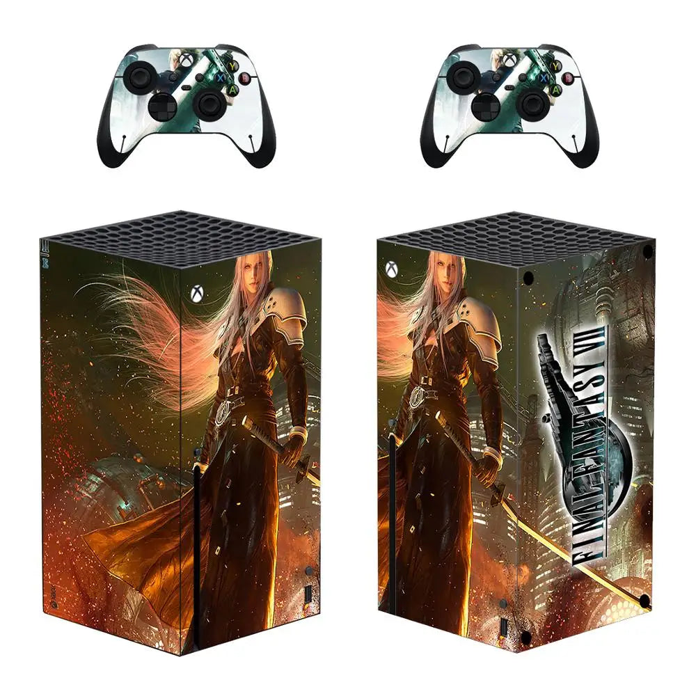 Final Fantasy Xbox Series X Vinyl Wrap Sticker – Legendary Fantasy Edition