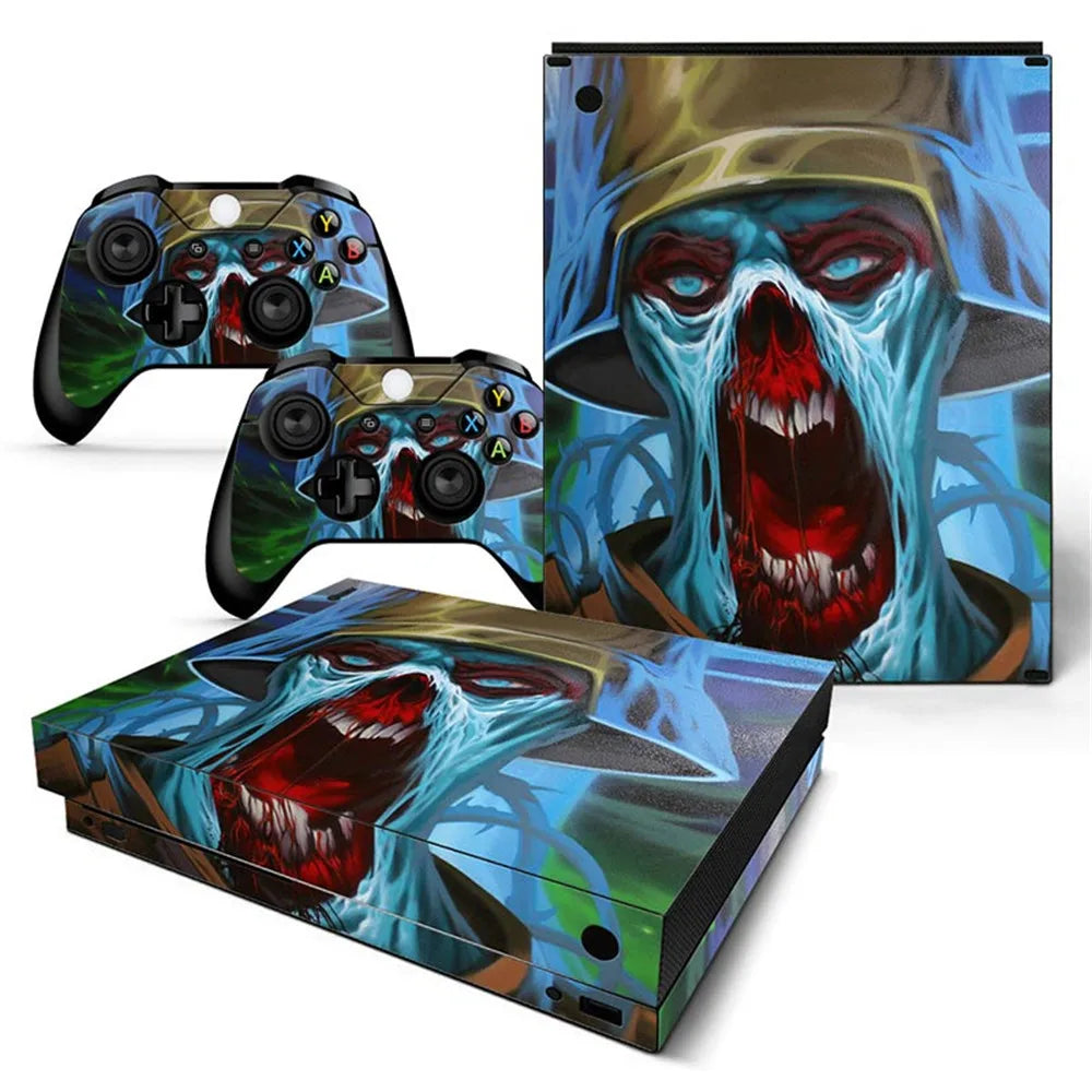 BoneWrap – Skull Edition Vinyl Skin for Xbox One X