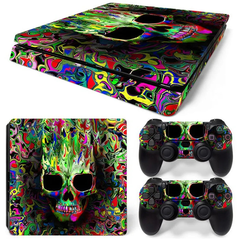 GraveSkin – Skull Edition Vinyl Wrap for PS4 Slim