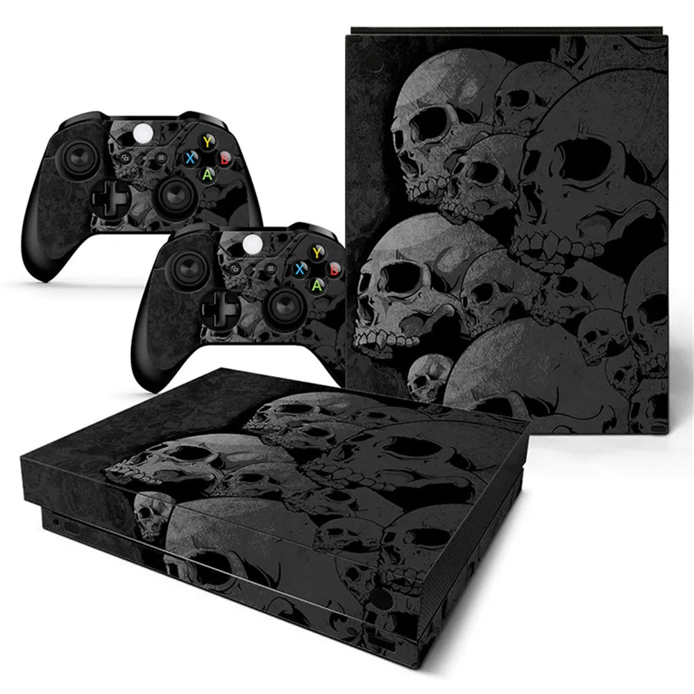 BoneWrap – Skull Edition Vinyl Skin for Xbox One X