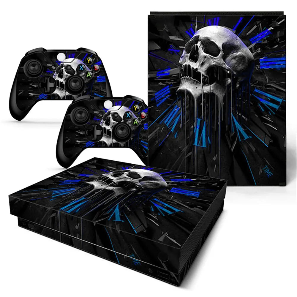 BoneWrap – Skull Edition Vinyl Skin for Xbox One X