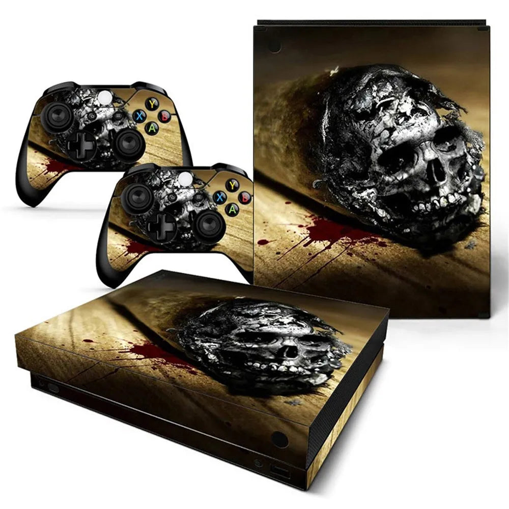 BoneWrap – Skull Edition Vinyl Skin for Xbox One X