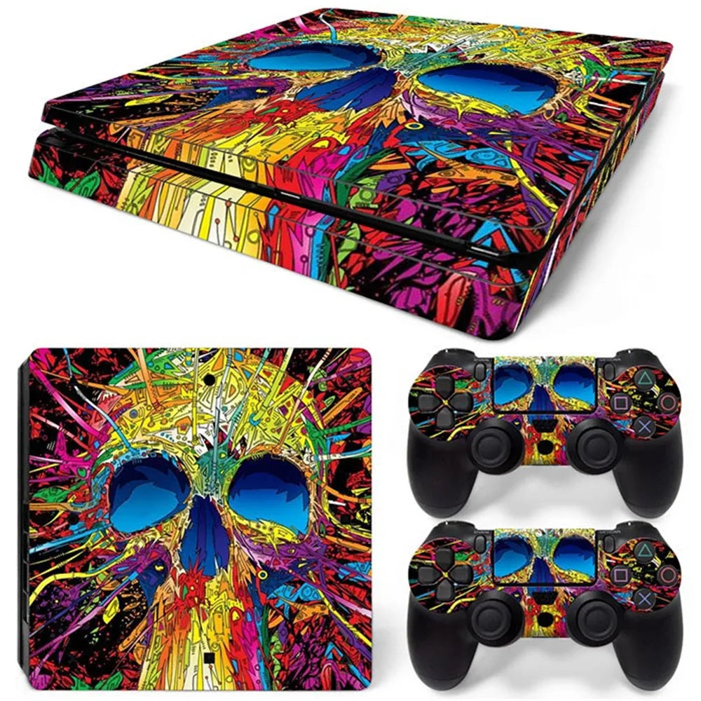 GraveSkin – Skull Edition Vinyl Wrap for PS4 Slim