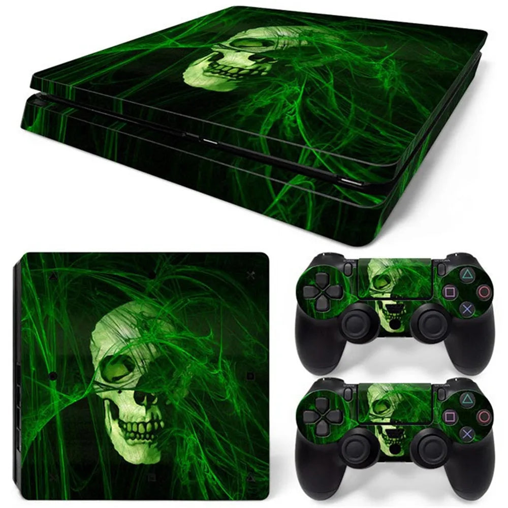 GraveSkin – Skull Edition Vinyl Wrap for PS4 Slim