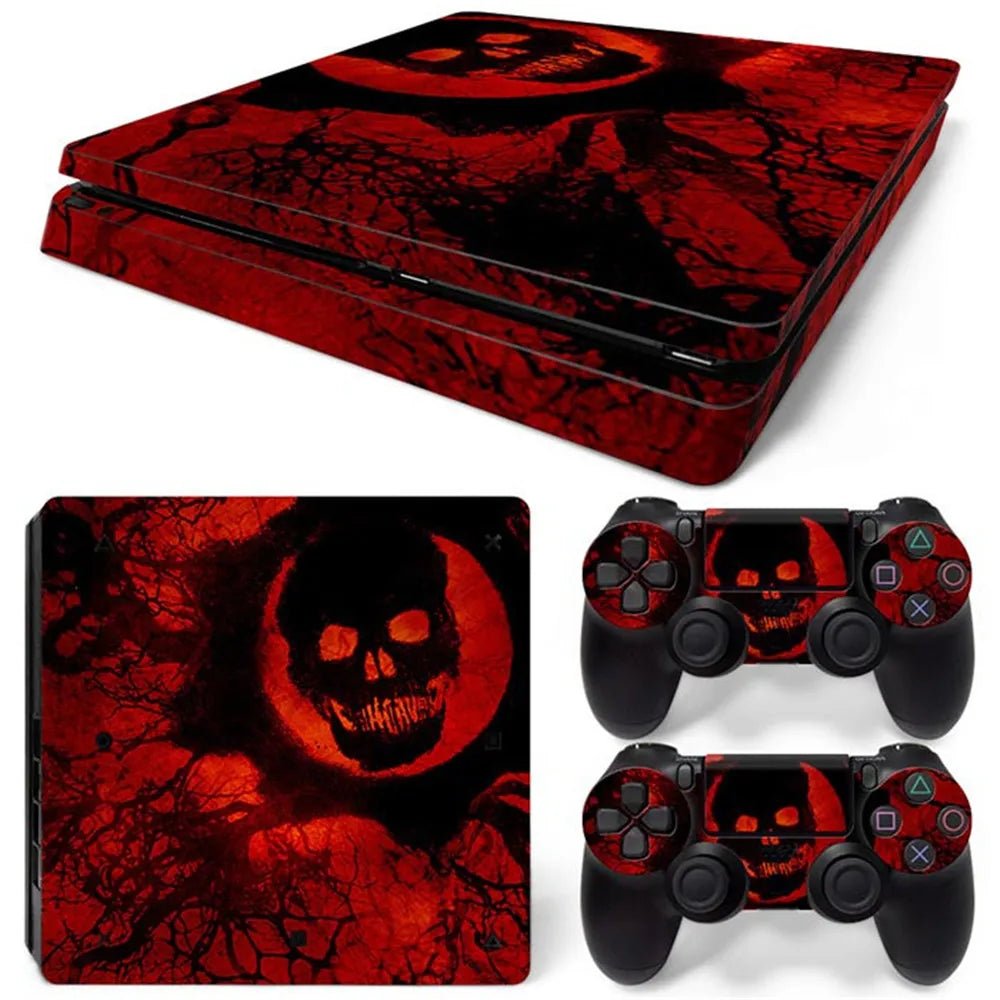 GraveSkin – Skull Edition Vinyl Wrap for PS4 Slim
