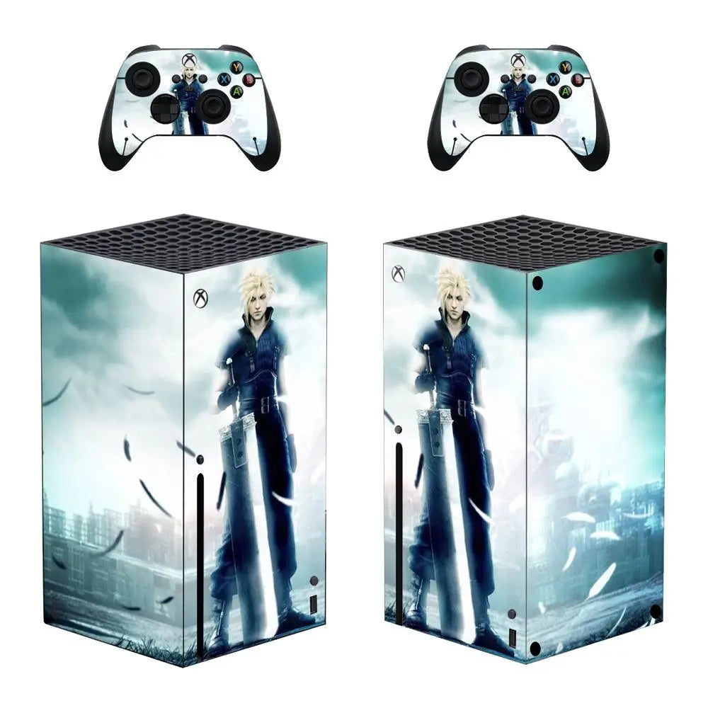Final Fantasy Xbox Series X Vinyl Wrap Sticker – Legendary Fantasy Edition