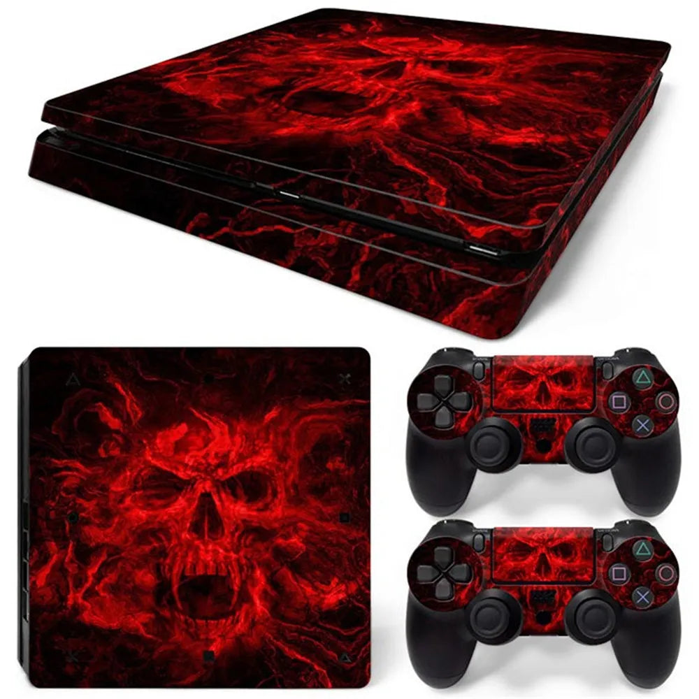 GraveSkin – Skull Edition Vinyl Wrap for PS4 Slim