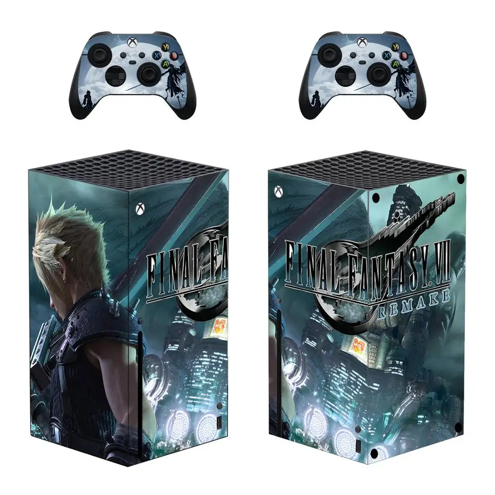 Final Fantasy Xbox Series X Vinyl Wrap Sticker – Legendary Fantasy Edition