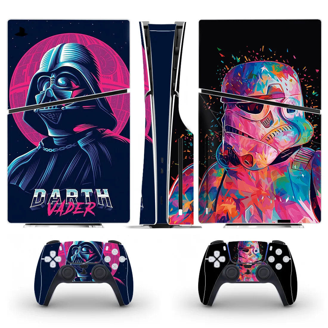 Star Wars PS5 Vinyl Wrap – Darth Vader & Stormtrooper Edition