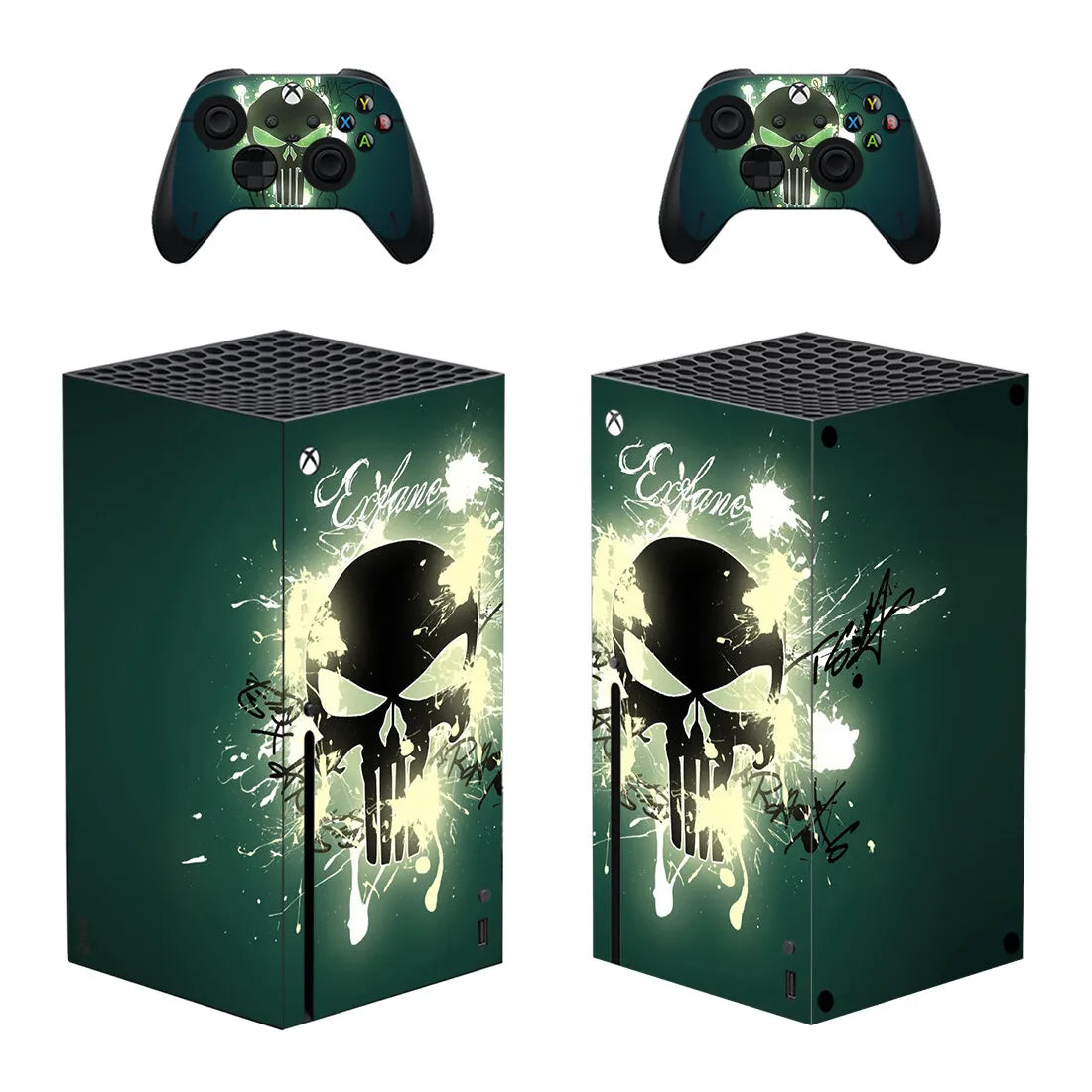 BoneWrap – Skull Edition Vinyl Skin for Xbox Series X