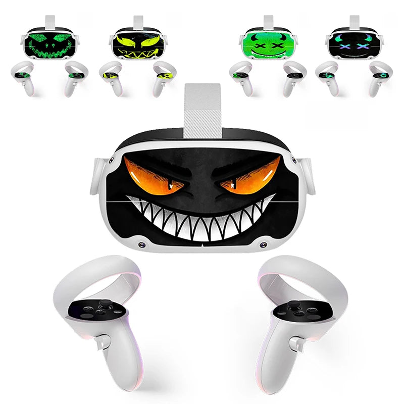 Custom Vinyl Skins for Oculus Quest 2 – Multi-Design Collection