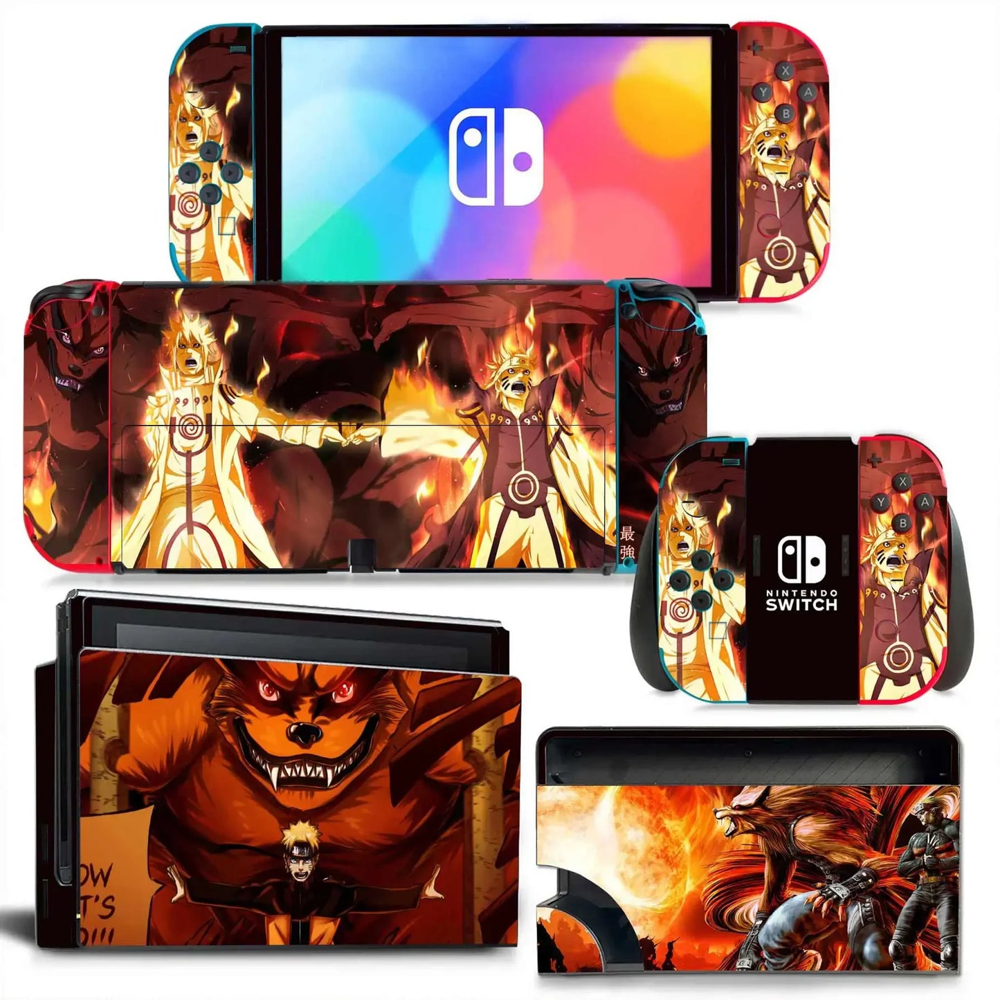 Shinobi Skins – Naruto Vinyl Wrap for Nintendo Switch OLED
