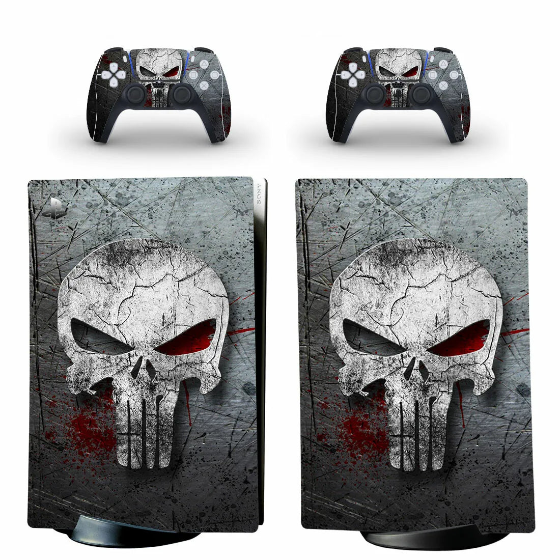BoneWrap – Skull Edition Vinyl Skin for PS5 Digital