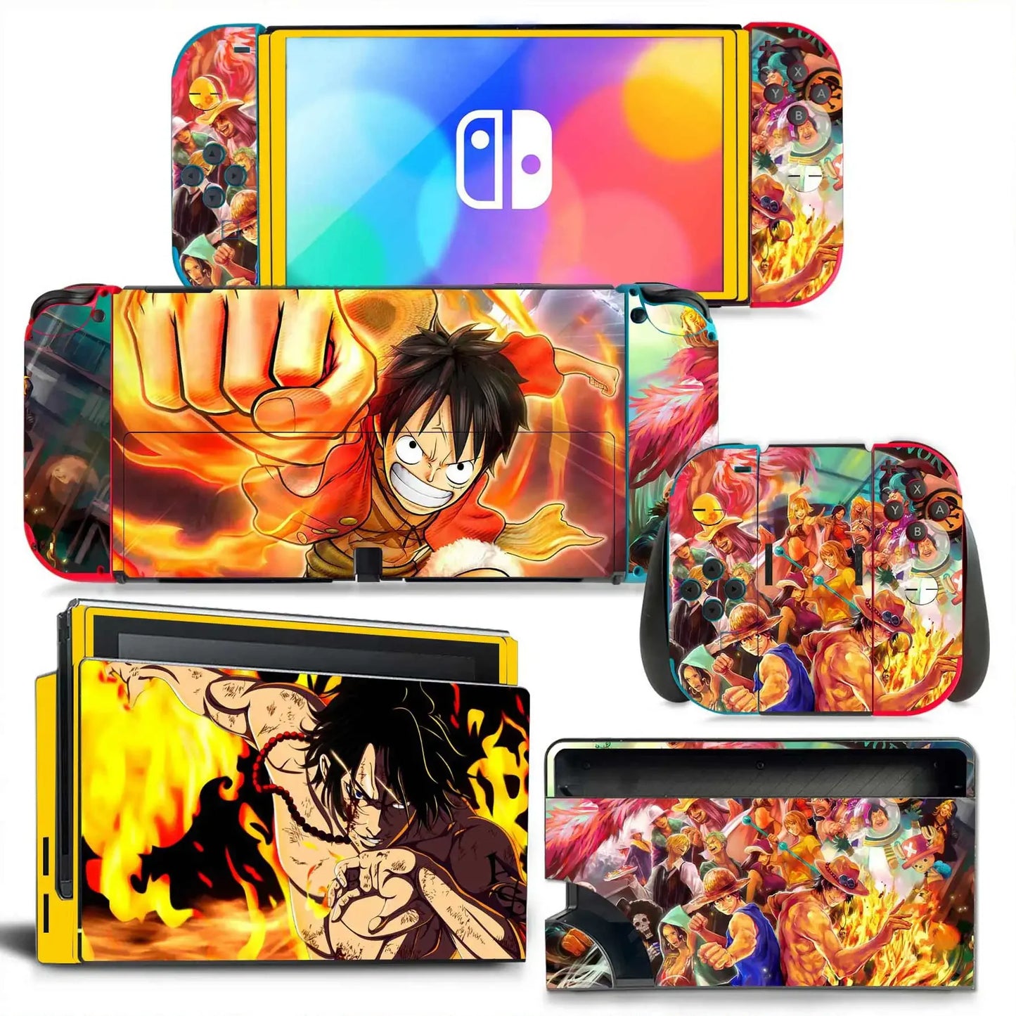 Dragon Ball Goku Vegeta Naruto Skin Cover Sticker Decal for Nintendo Switch OLED Console Joy-con Controller Dock Skin Vinyl