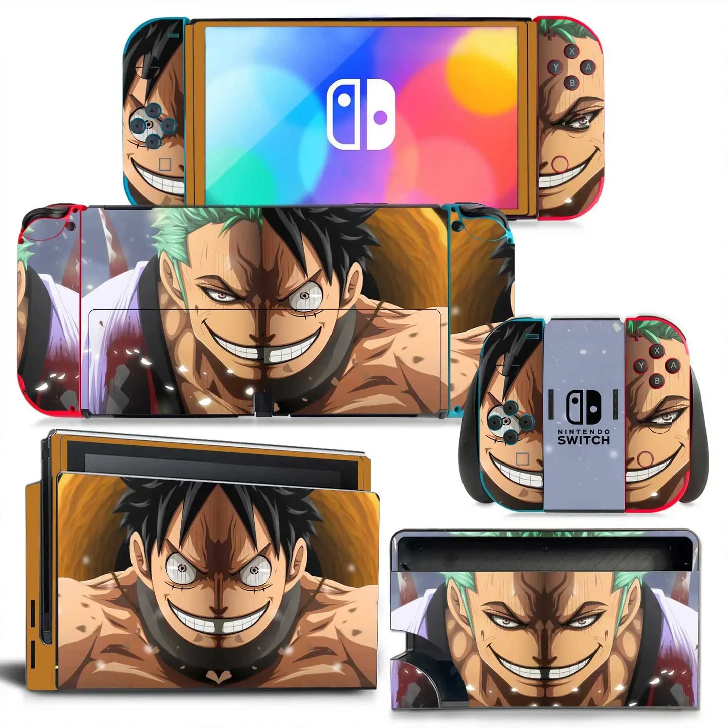Dragon Ball Goku Vegeta Naruto Skin Cover Sticker Decal for Nintendo Switch OLED Console Joy-con Controller Dock Skin Vinyl