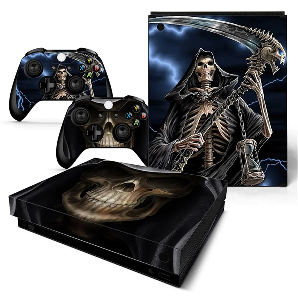 BoneWrap – Skull Edition Vinyl Skin for Xbox One X