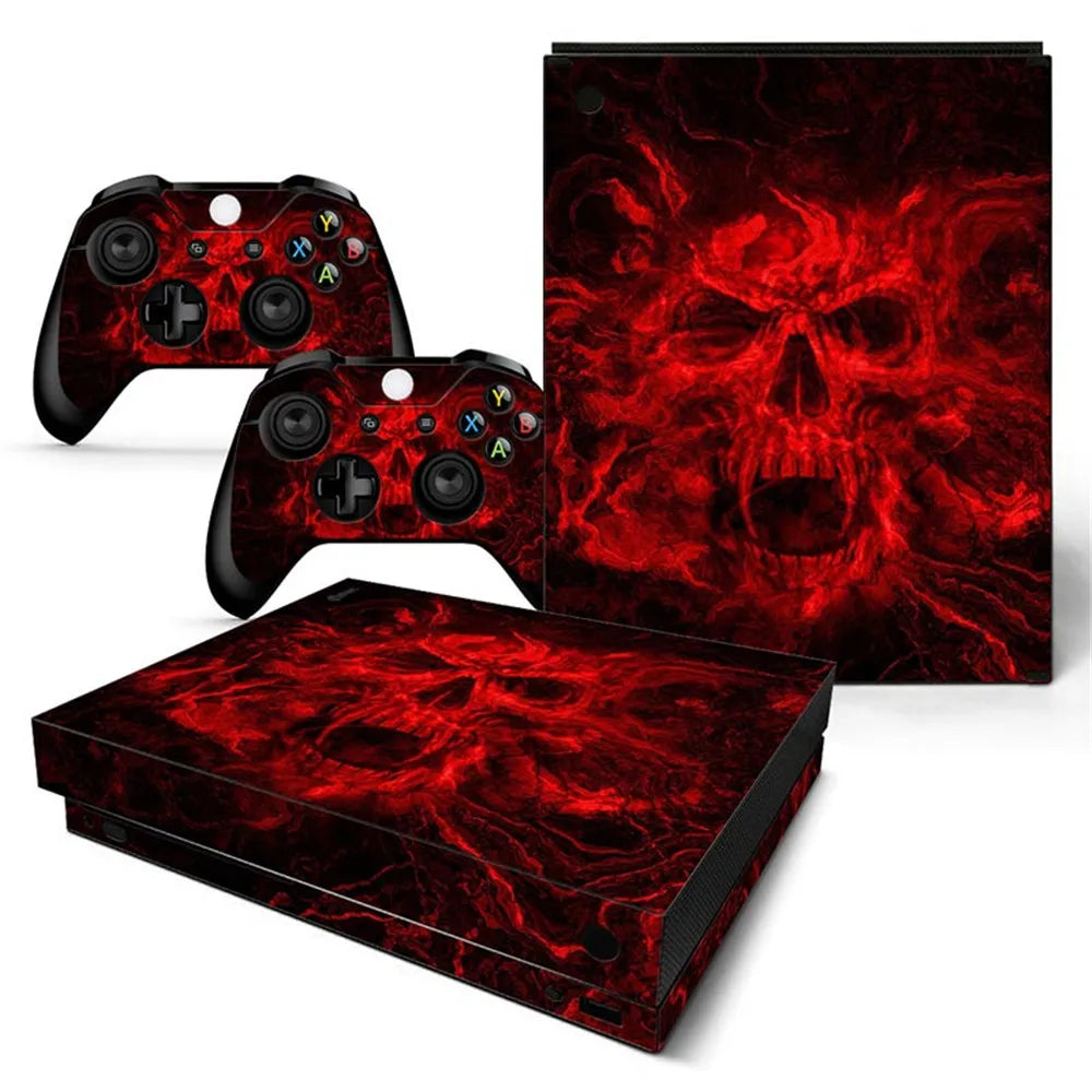 BoneWrap – Skull Edition Vinyl Skin for Xbox One X