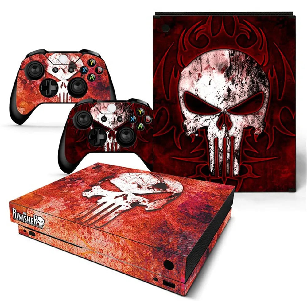 BoneWrap – Skull Edition Vinyl Skin for Xbox One X