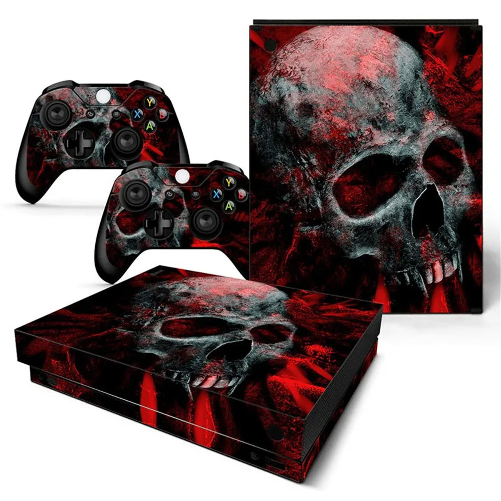 BoneWrap – Skull Edition Vinyl Skin for Xbox One X