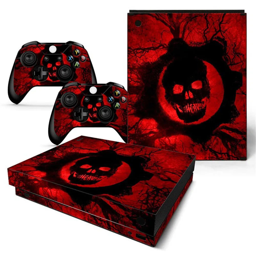 BoneWrap – Skull Edition Vinyl Skin for Xbox One X