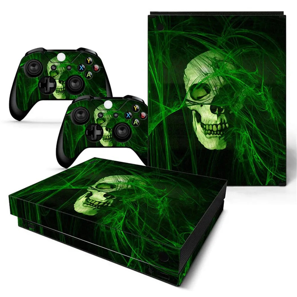 BoneWrap – Skull Edition Vinyl Skin for Xbox One X