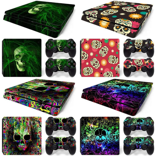 GraveSkin – Skull Edition Vinyl Wrap for PS4 Slim
