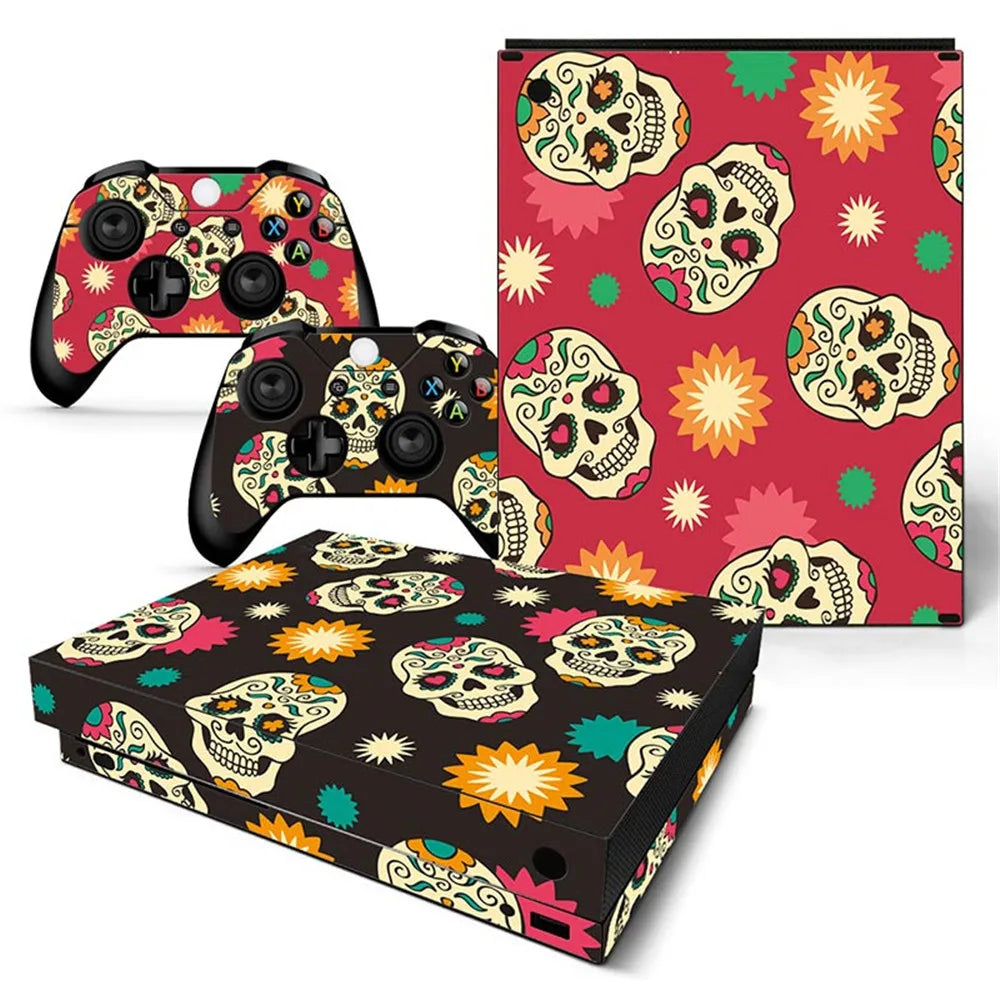 BoneWrap – Skull Edition Vinyl Skin for Xbox One X