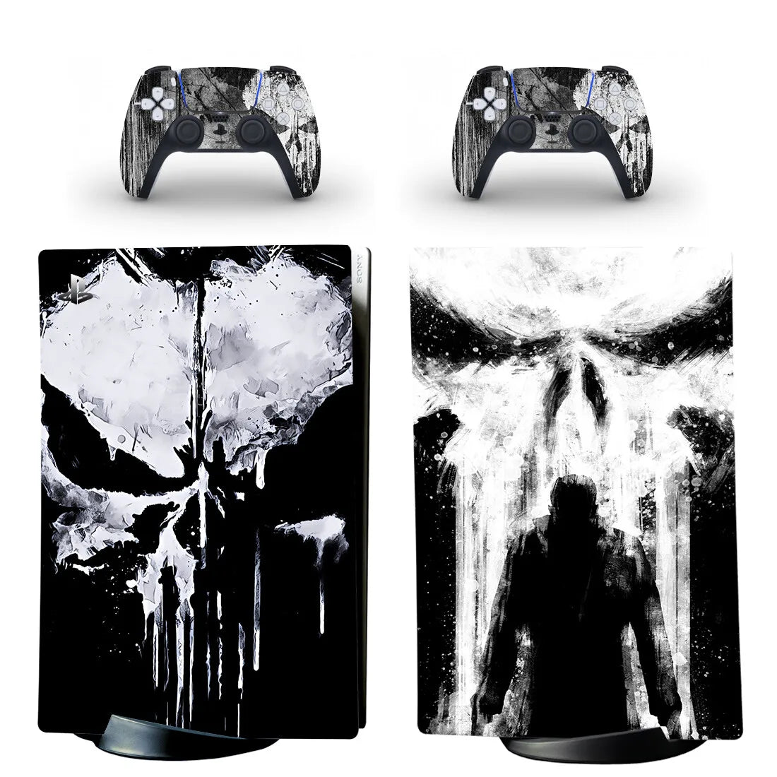 BoneWrap – Skull Edition Vinyl Skin for PS5 Digital