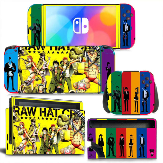 Dragon Ball Goku Vegeta Naruto Skin Cover Sticker Decal for Nintendo Switch OLED Console Joy-con Controller Dock Skin Vinyl