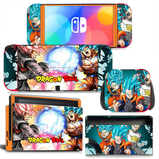 DBZ VibeWrap – Custom Skin for Nintendo Switch OLED