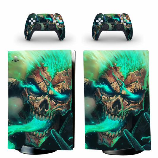 BoneWrap – Skull Edition Vinyl Skin for PS5 Digital